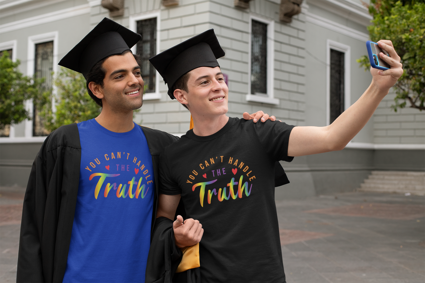 The Truth Shirt - Vibrant Rainbow Statement Tee