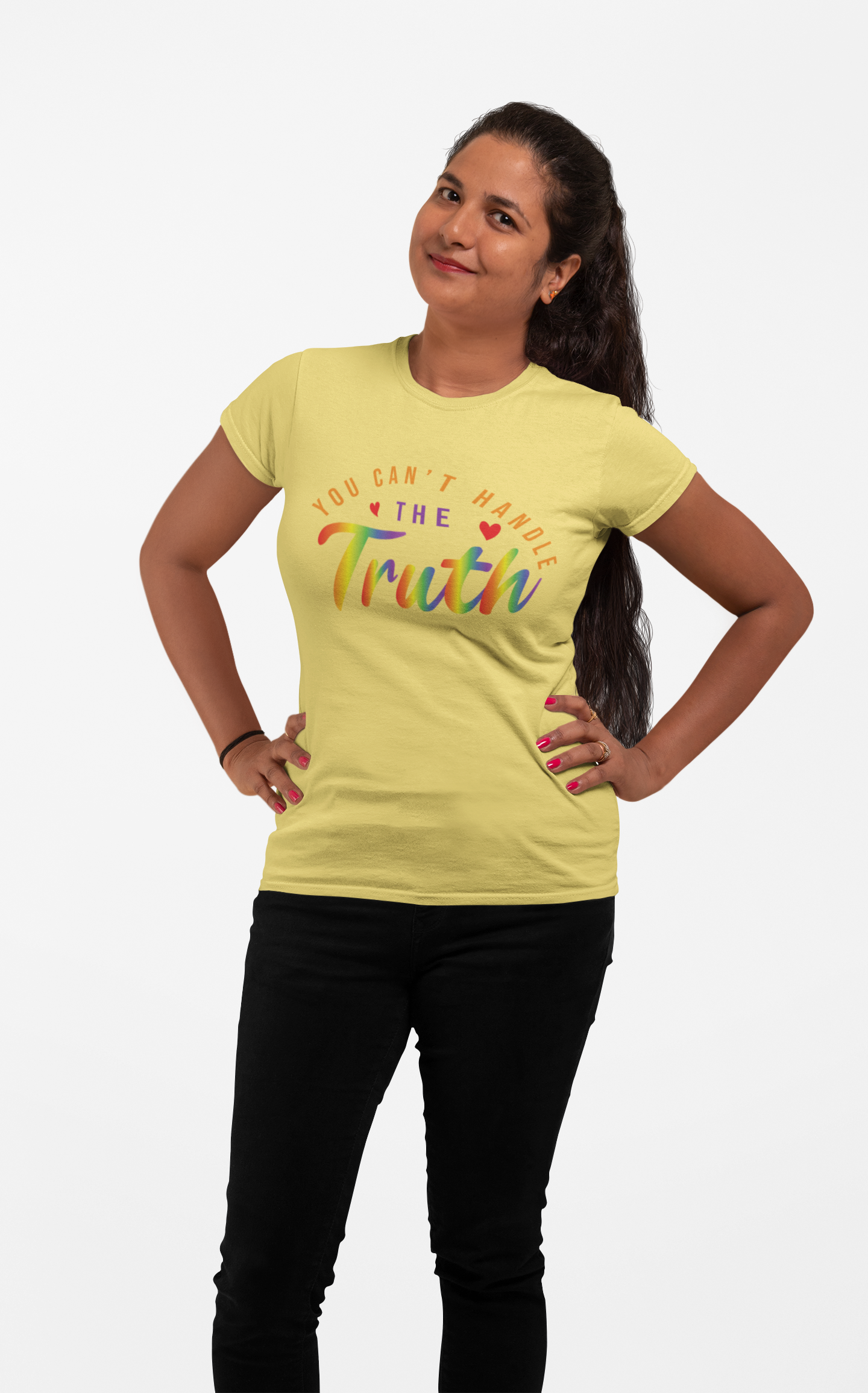 The Truth Shirt - Vibrant Rainbow Statement Tee